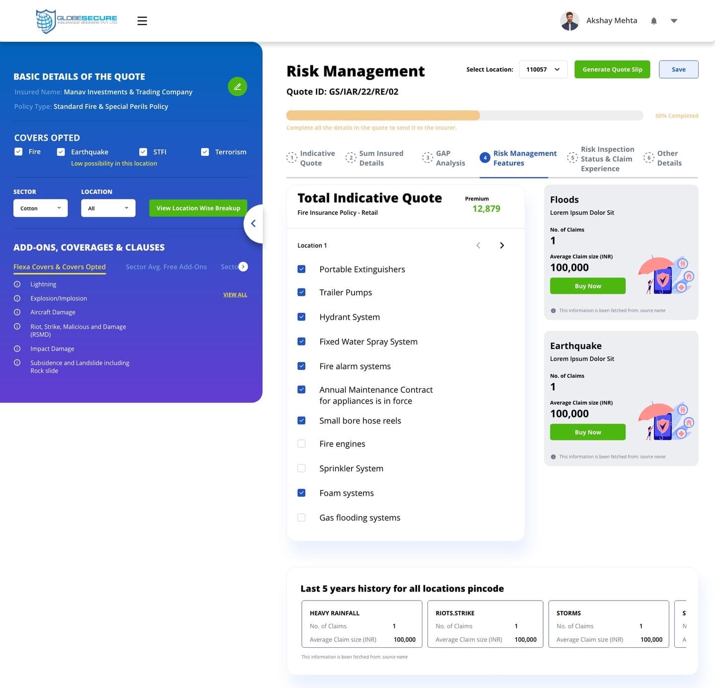 Risk management features expanded.