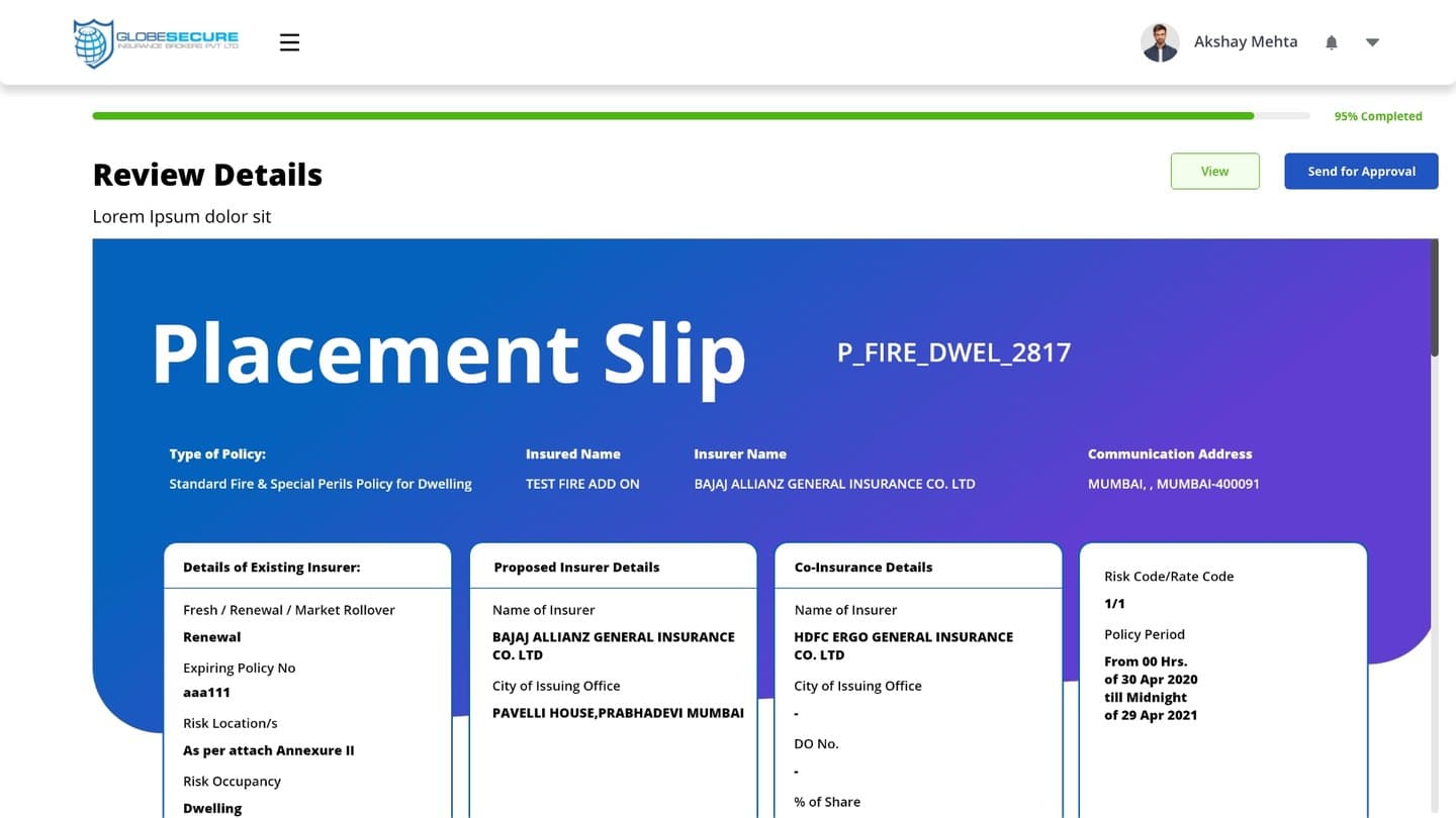 Review placement before binding.