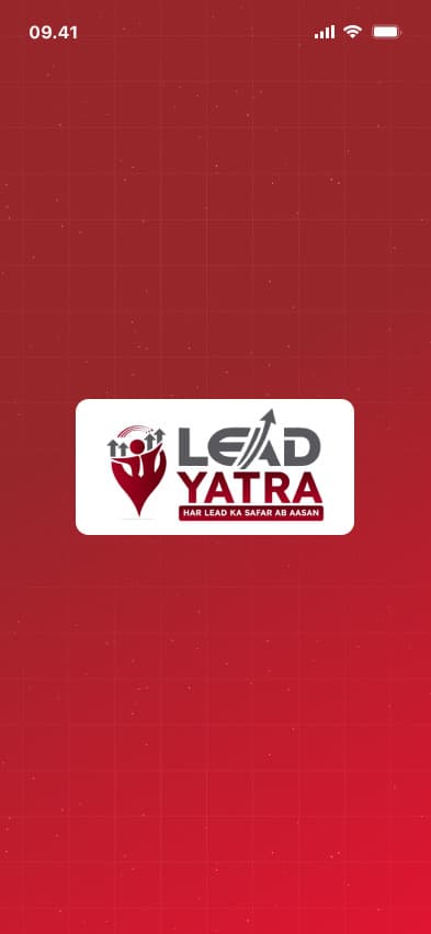 Lead Yatra app splash screen.